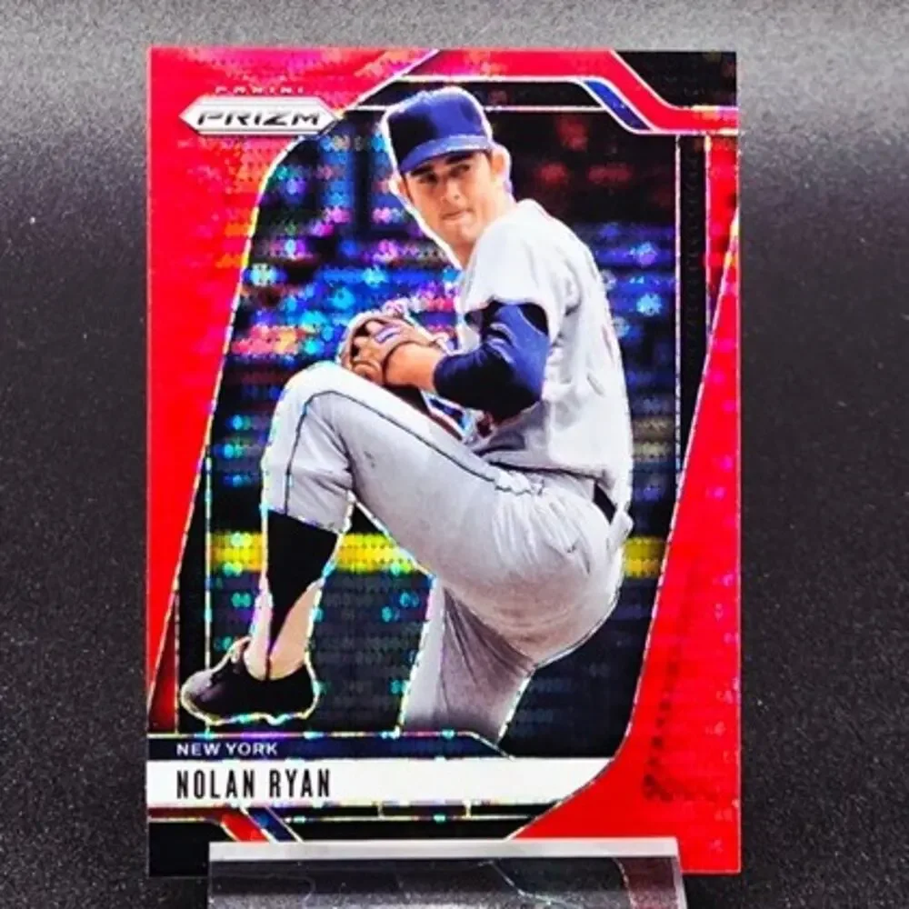Nolan Ryan Lights Out Prizm Red Pulsar 302/399 New York Mets Angels HOF